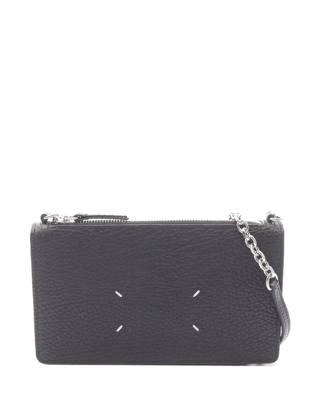 Maison Martin Margiela Pre-Owned chain leather clutch bag - Nero