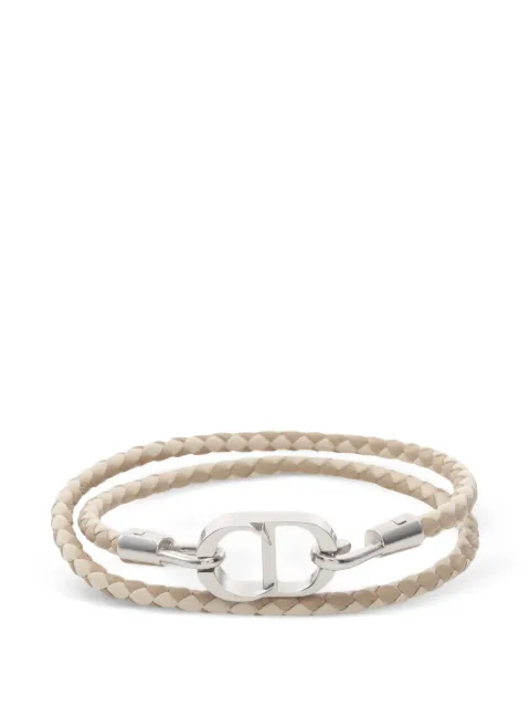 Christian Dior Pre-Owned CD Icon braided bracelet