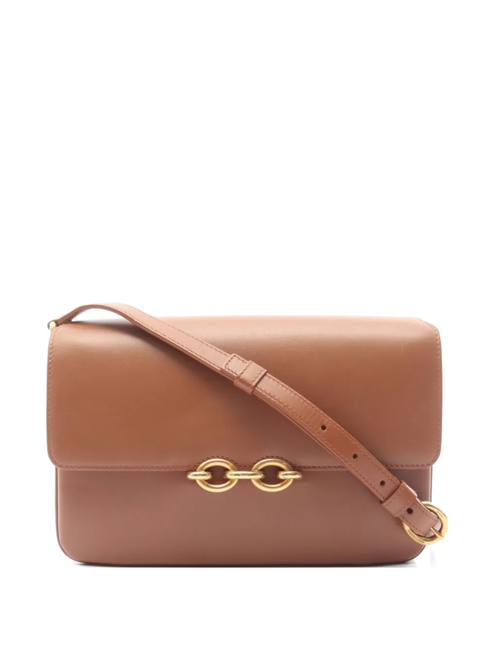 Saint Laurent Pre-Owned 2010s Maillon crossbody bag - Brown