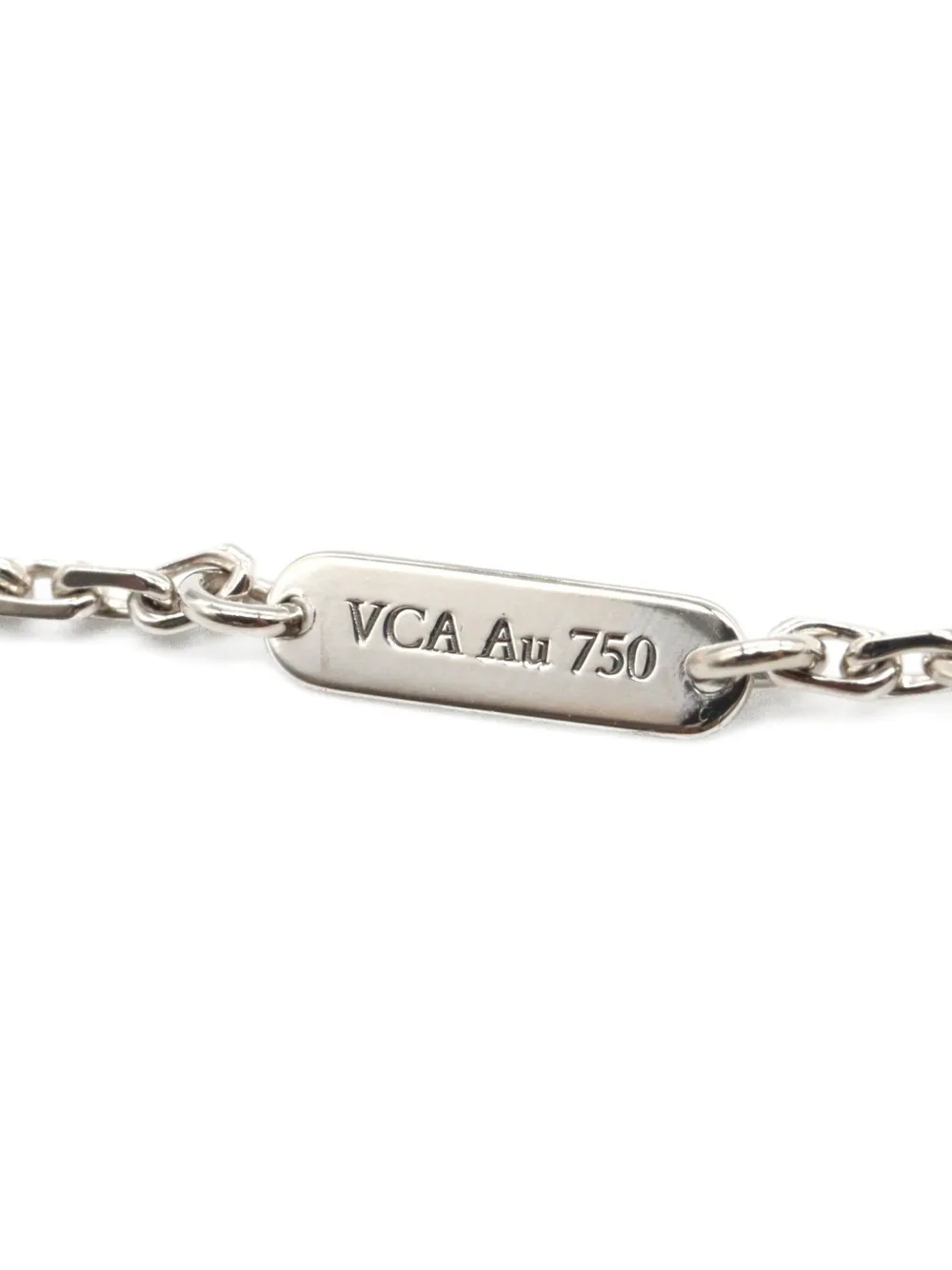 Van Cleef & Arpels Pre-owned Magic Alhambra Diamond Necklace in Silver, view 5