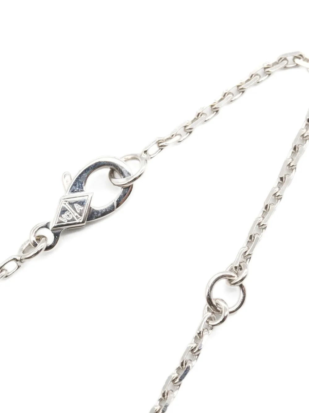 Van Cleef & Arpels Pre-owned Magic Alhambra Diamond Necklace in Silver, view 4