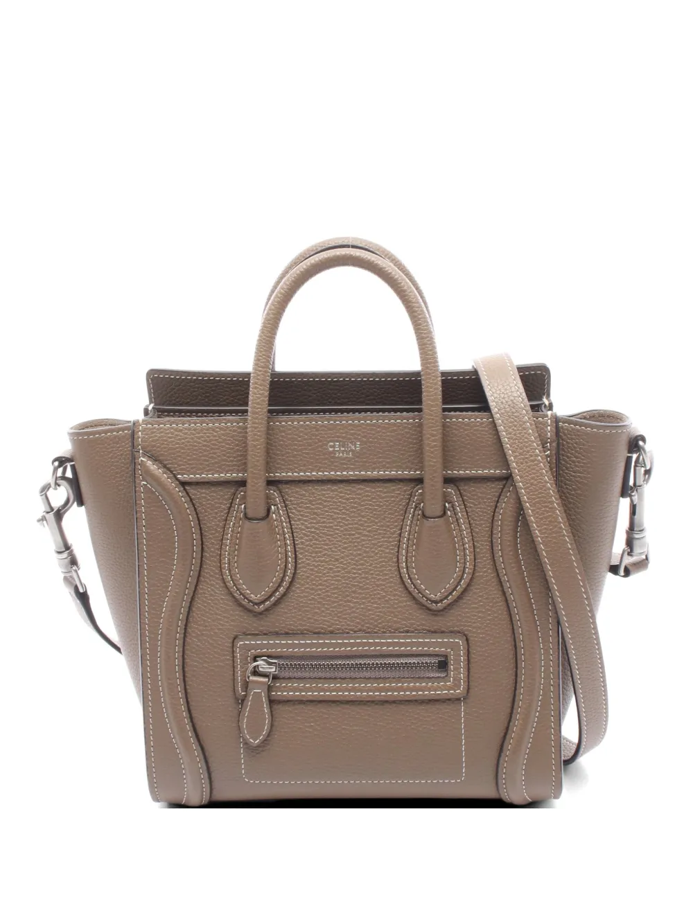 Celine Pre-Owned 2010s Luggage Nano tote bag - Toni neutri