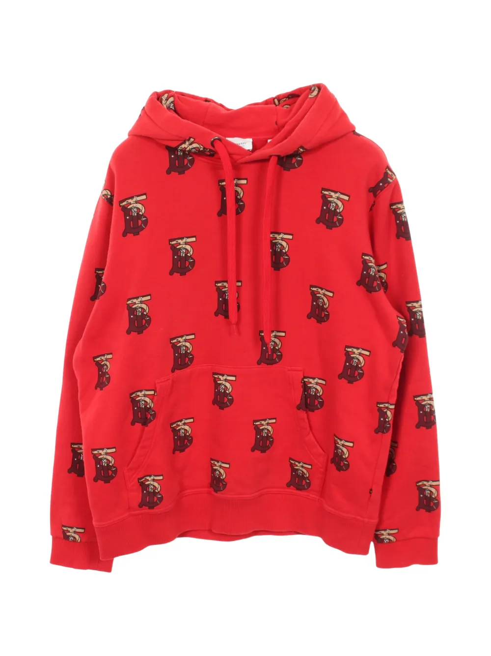 Burberry Pre-Owned 2010s TB monogram Mouse print hoodie - Red