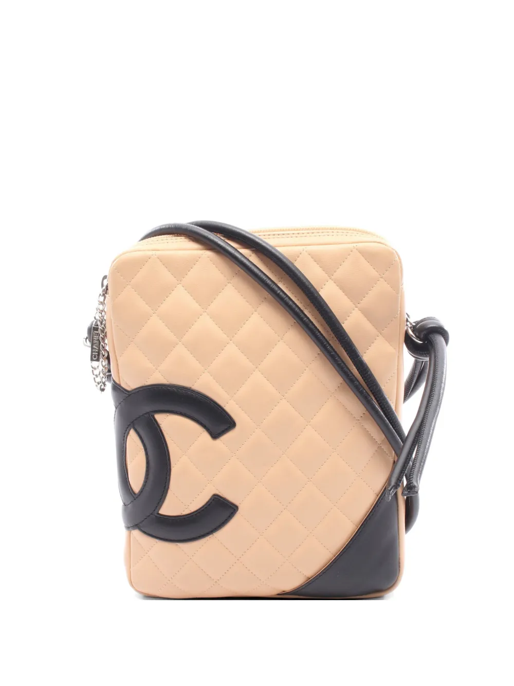 CHANEL Pre-Owned 2004-2005 Cambon Line shoulder bag - Nude