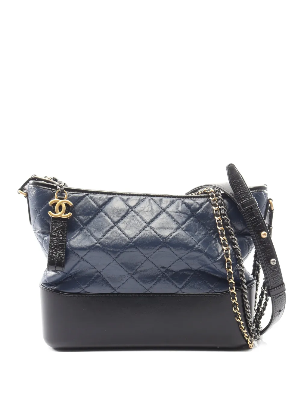 CHANEL Pre-Owned 2018 Gabrielle quilted shoulder bag - Blu