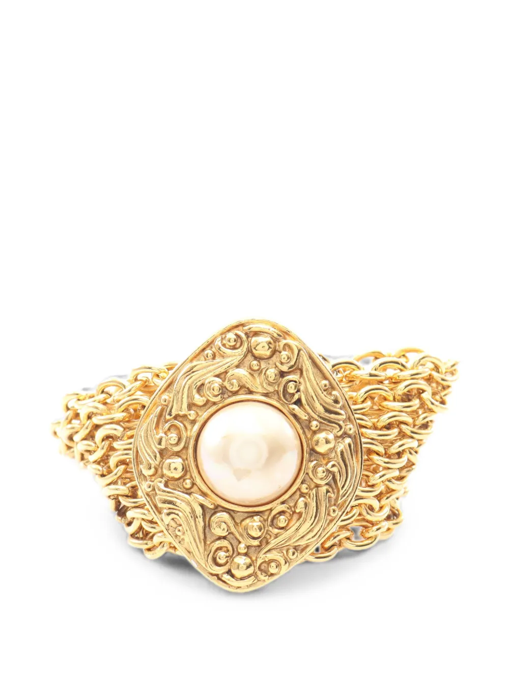 CHANEL Pre-Owned 1986-1988 chain bracelet - Oro