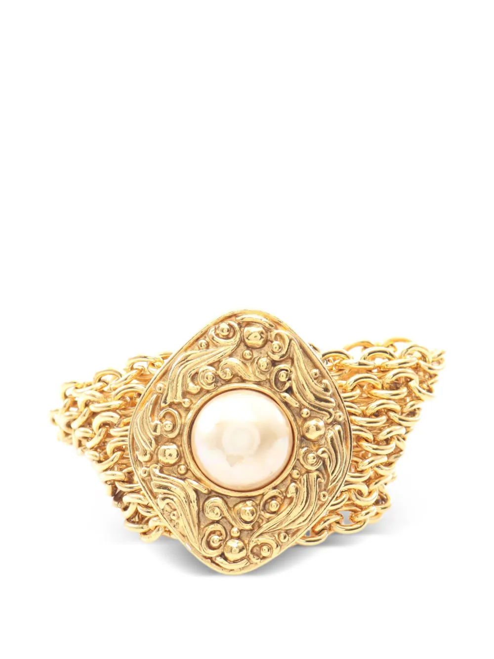 CHANEL Pre-Owned 1986-1988 chain bracelet - Gold