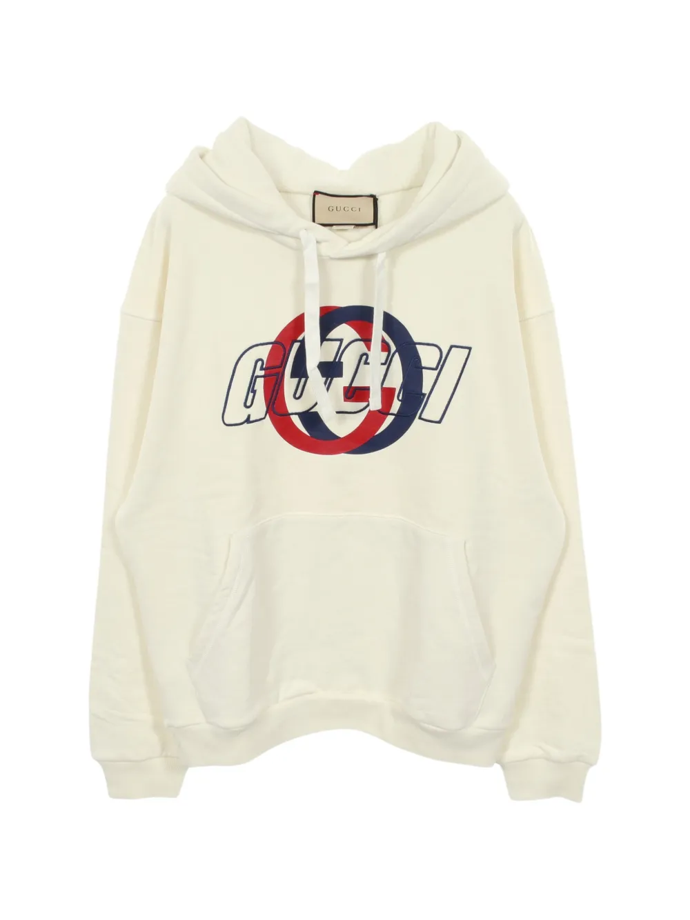 Gucci Pre-Owned 2020s Interlocking G-logo hoodie - Toni neutri
