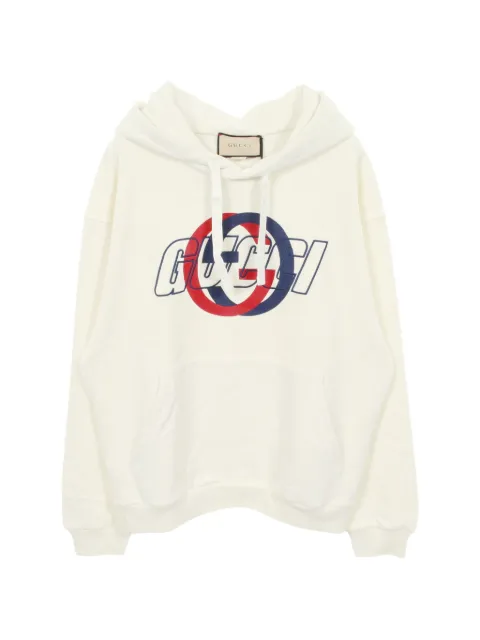 Gucci Pre-Owned sudadera con capucha y logo Interlocking G 2020