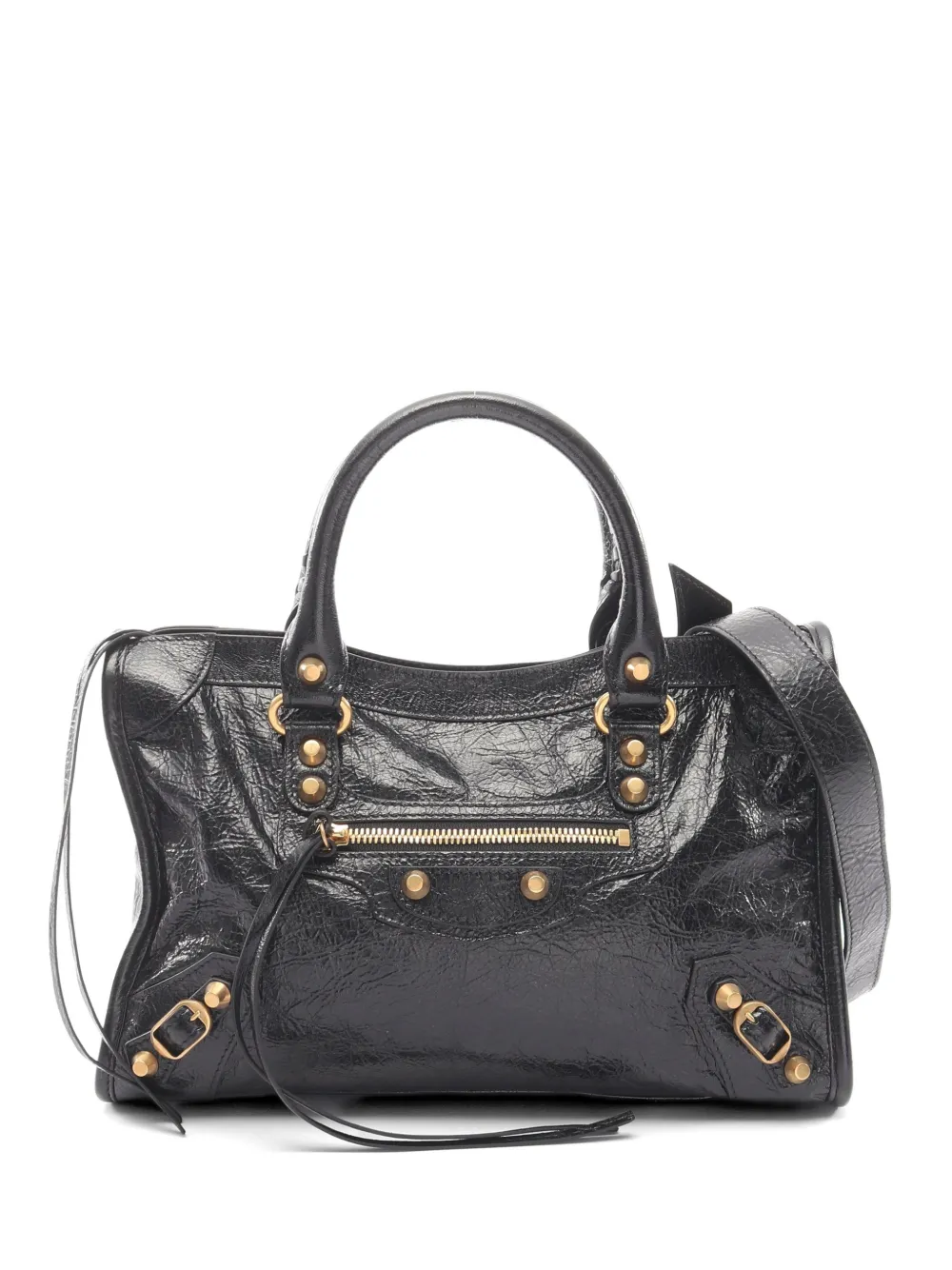 Pre-owned Balenciaga Small Le City Tote Bag In Black