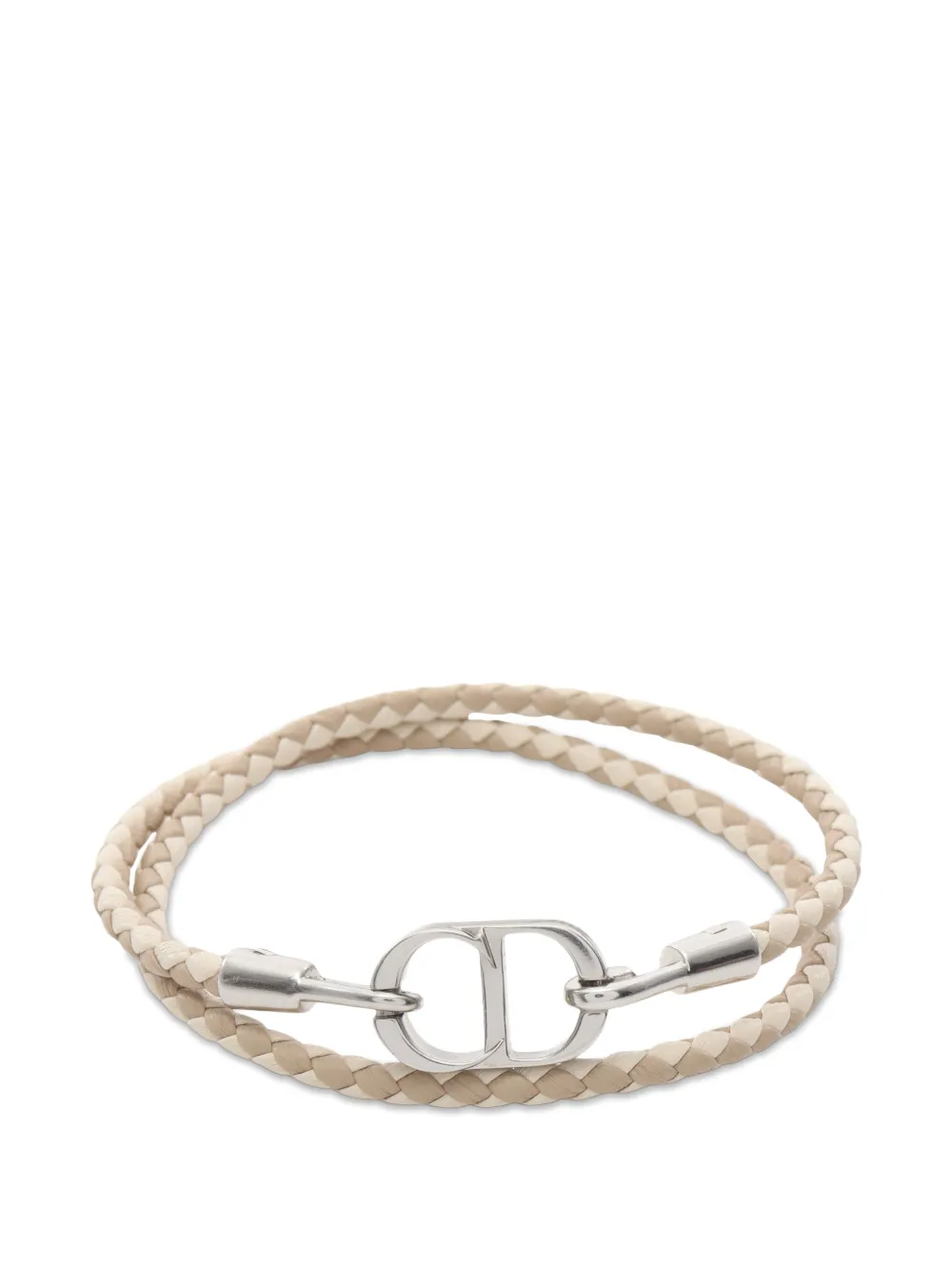Christian Dior Pre-Owned 2020 CD Icon braided bracelet - Neutrals