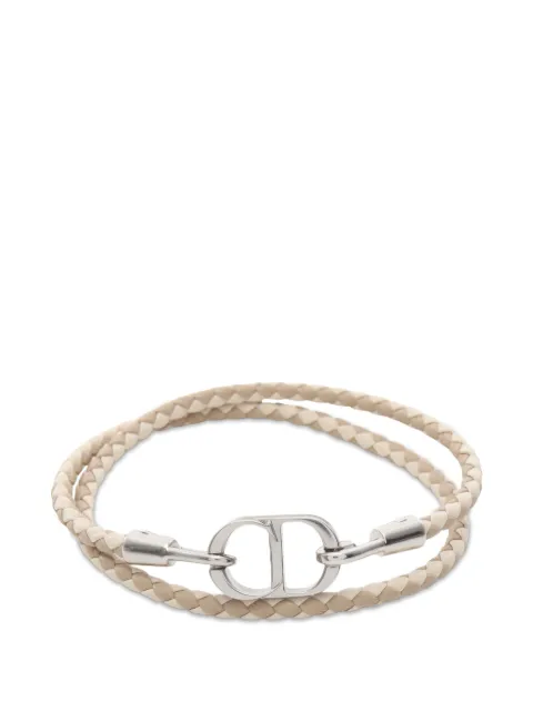 Christian Dior Pre-Owned pulsera trenzada CD Icon 2020