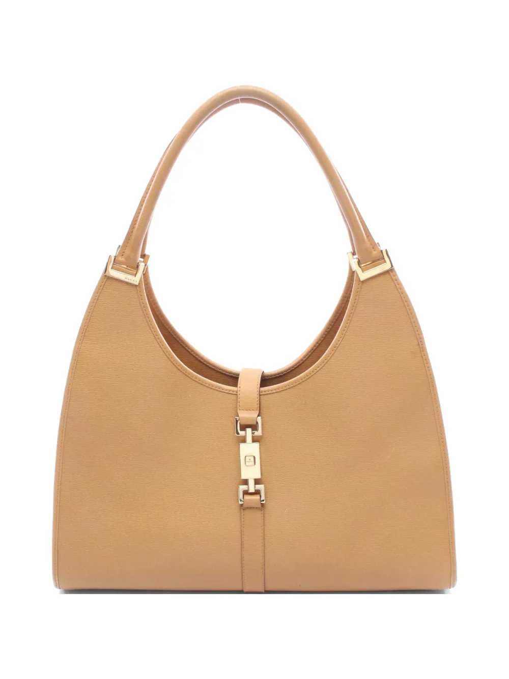 Gucci Pre-Owned 2000s Jackie Bardot leather shoulder bag - Nude