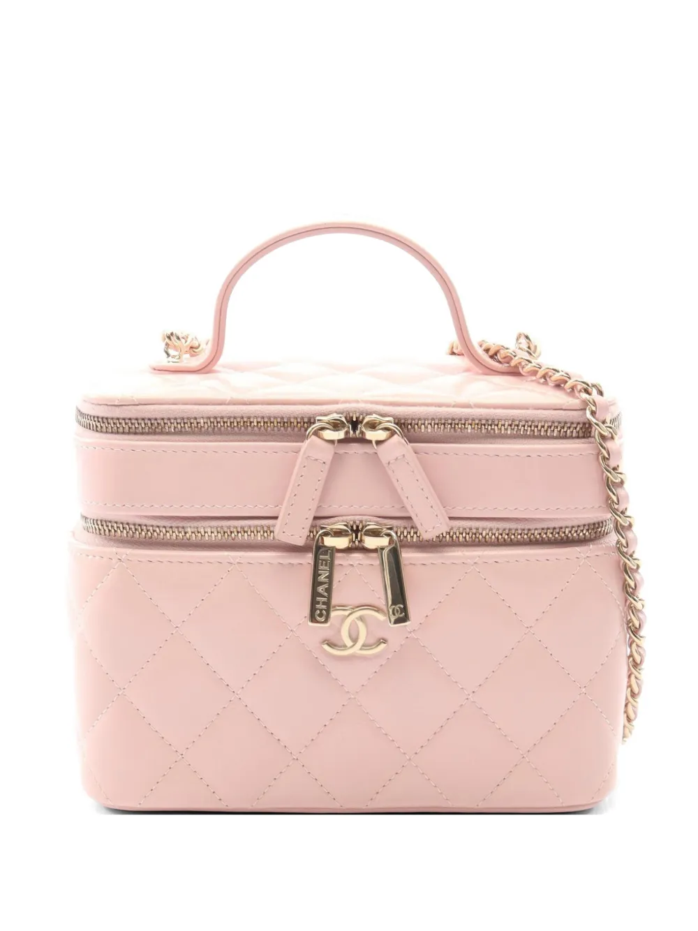 CHANEL Pre-Owned 2021s Matelassé chain shoulder bag - Rosa