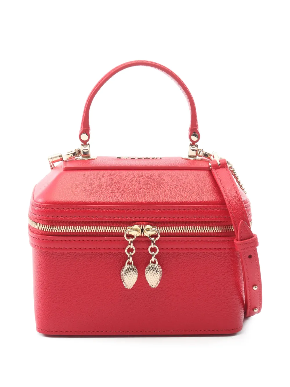 Bvlgari Pre-Owned 2010s Serpenti Jewelry Box make up bag - Rosso