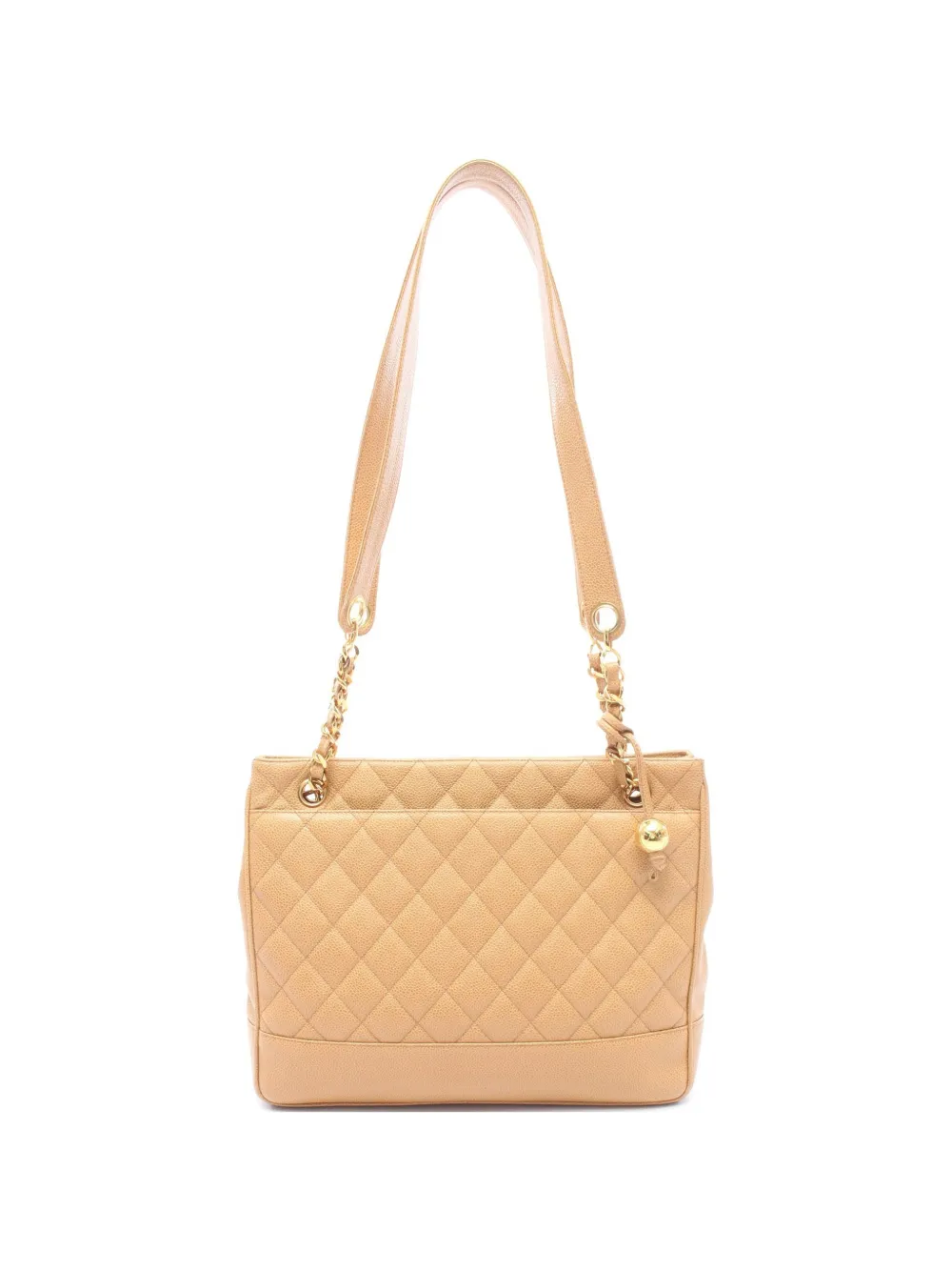 CHANEL Pre-Owned 1991-1994 matelassé Caviar leather shoulder bag - Toni neutri