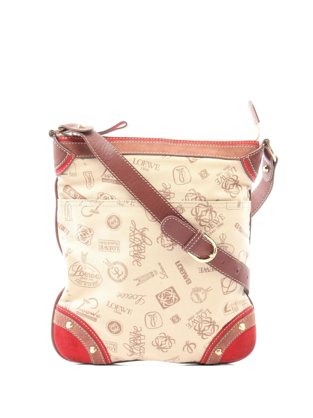 Loewe Pre-Owned 2000s 160th Aniversario shoulder bag - Toni neutri