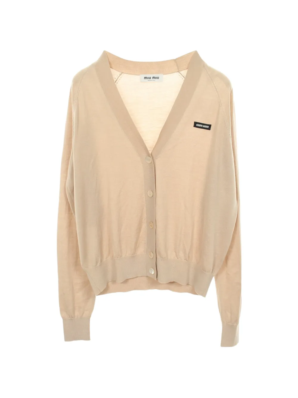Miu Miu Pre-Owned Cardigan con scollo a V anni 2010 - Toni neutri