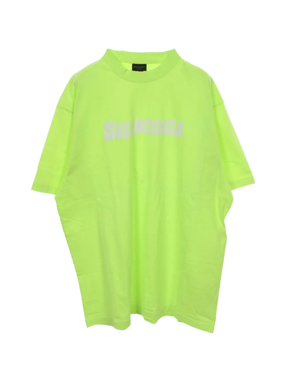Balenciaga Pre-Owned logo-print T-shirt - Verde