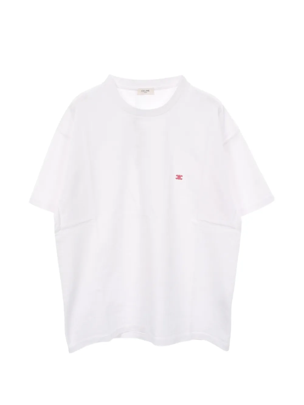 Celine Pre-Owned Triomphe-logo T-shirt - Bianco