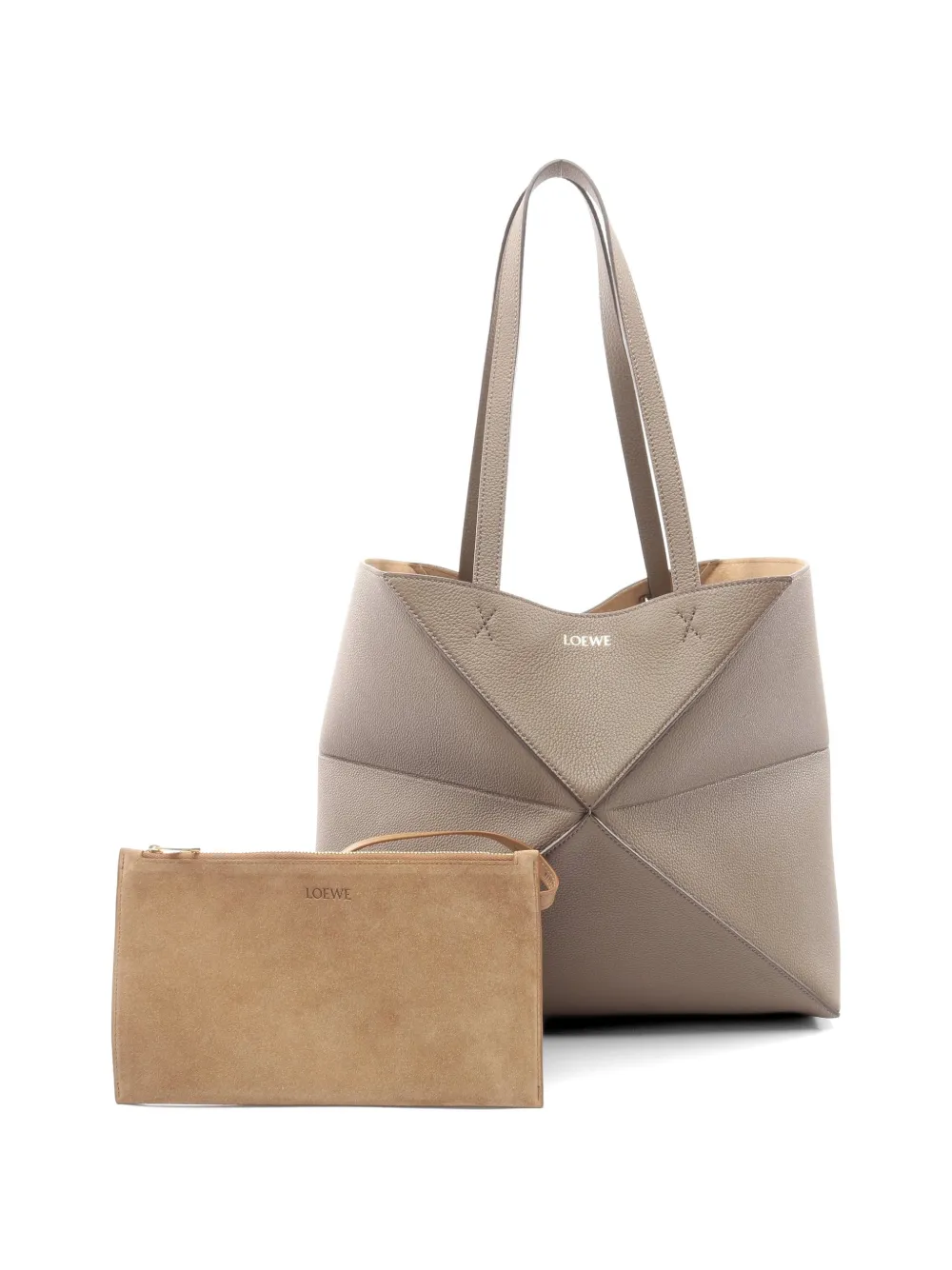 Loewe Pre-Owned Puzzle Fold tote bag - Nude