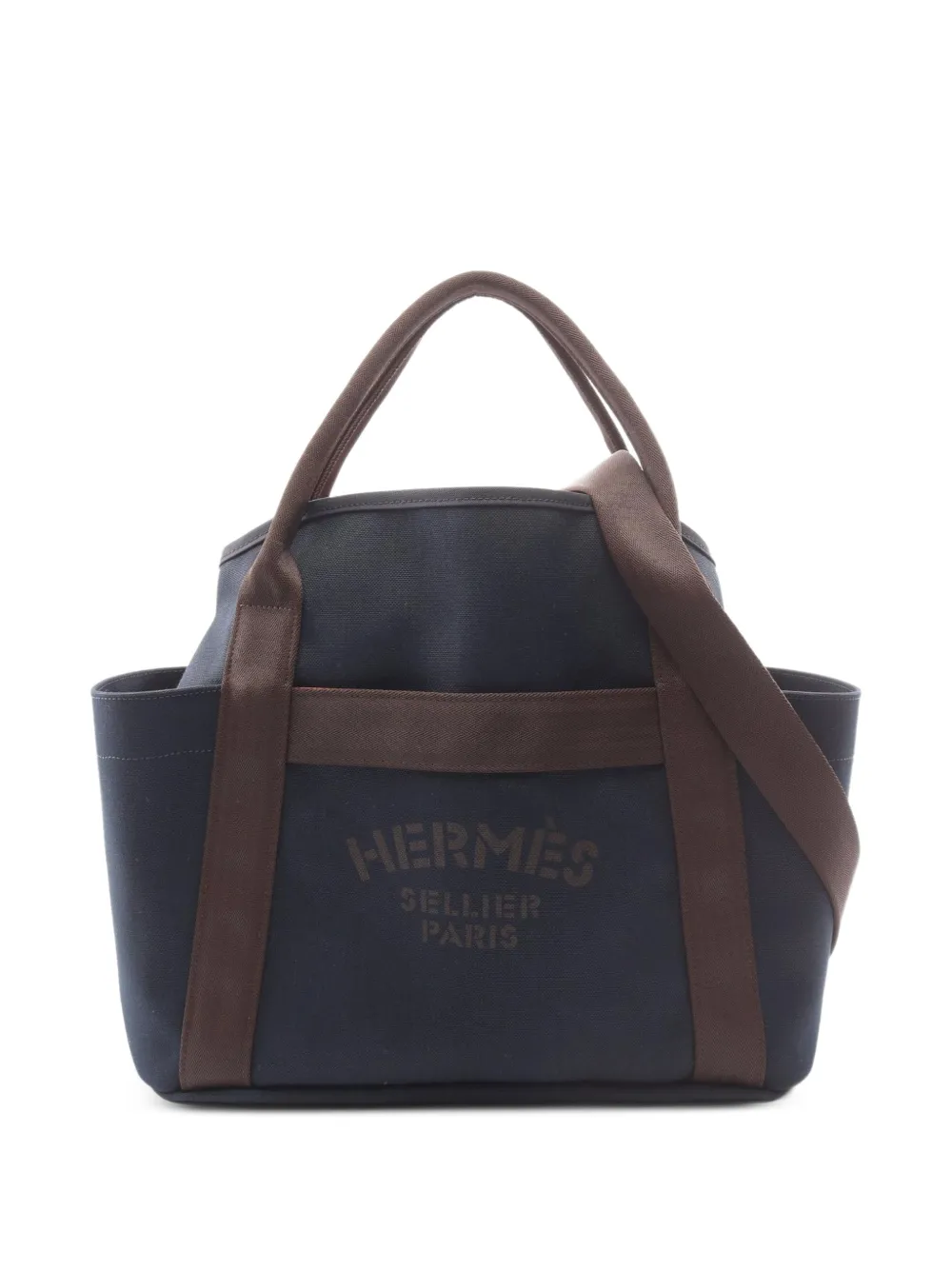 Hermès Pre-Owned 2019 Sac de Pansage two-way grooming bag - Blu