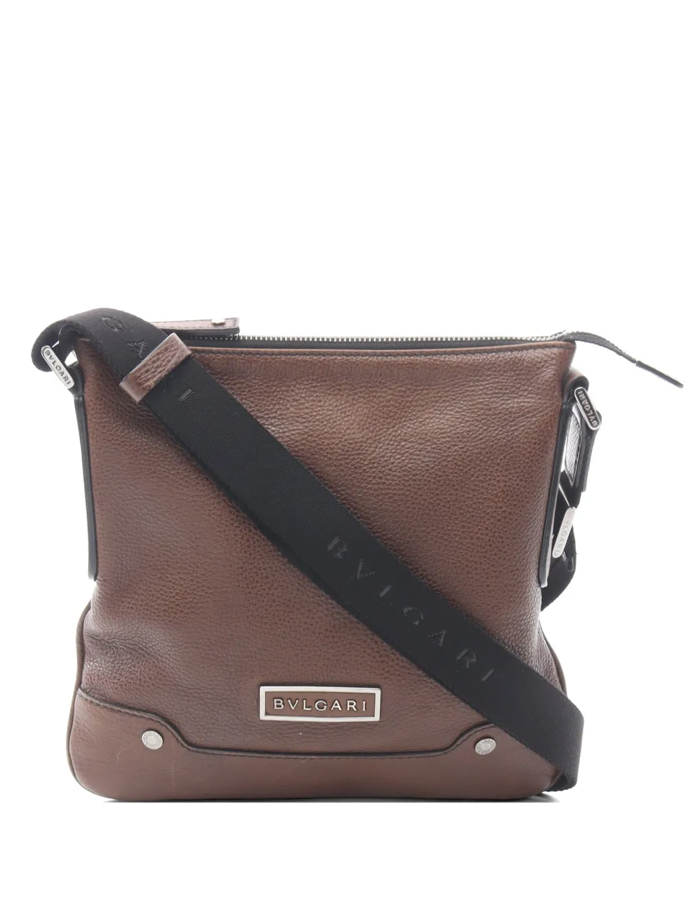 Bvlgari Pre-Owned 2000s Urban leather shoulder bag - Marrone