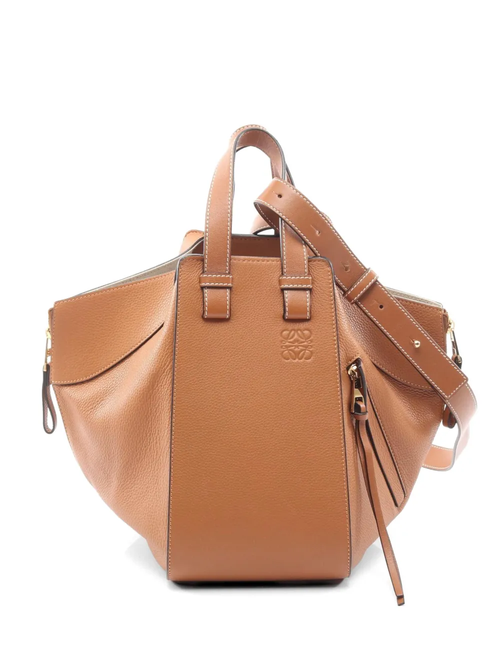 Loewe Pre-Owned 2010s Hammock small leather shoulder bag - Marrone