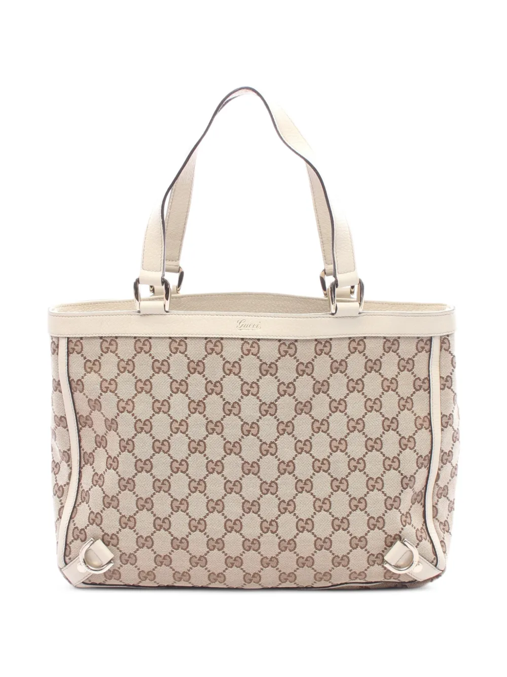 Gucci Pre-Owned GG canvas Abbey D Ring tote bag - Neutrals