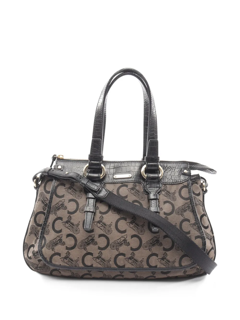Celine Pre-Owned 2000s C Macadam canvas tote bag - Neutrals