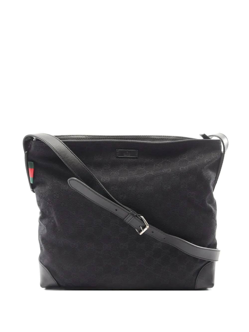 Gucci Pre-Owned 2010s GG Canvas Sherry Line shoulder bag - Nero
