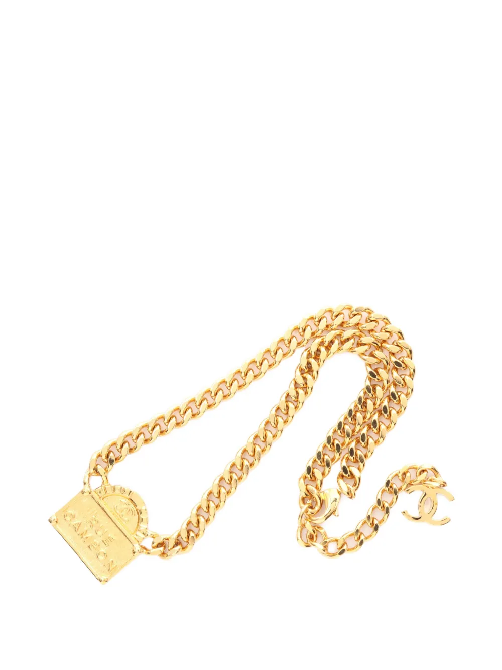CHANEL Pre-Owned 1986-1988 Rue Cambon necklace - Gold