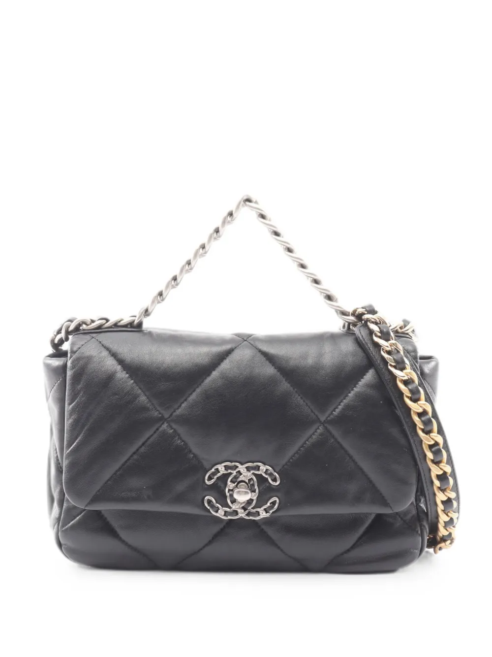 CHANEL Pre-Owned 2021 Chanel 19 two-way shoulder bag - Nero