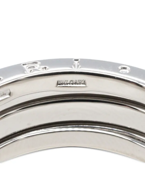 Bvlgari Pre-Owned 2010s ビーゼロワン 3バンド リング | シルバー