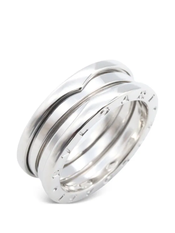 BVLGARI ビーゼロワン リング 3バンド シルバーカラー Bvlgari Pre-Owned 2010s ビーゼロワン 3バンド リング | シルバー