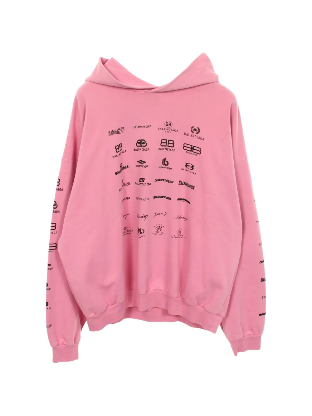 Balenciaga Pre-Owned Felpa Archive con cappuccio - Rosa