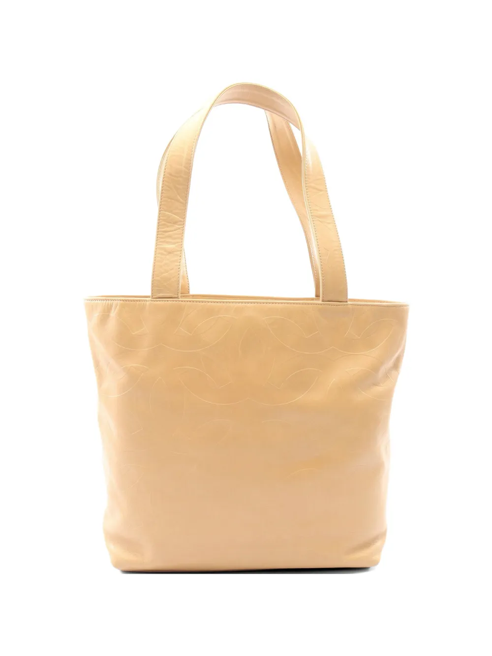 CHANEL Pre-Owned 2000-2002 coco-mark shoulder bag - Toni neutri