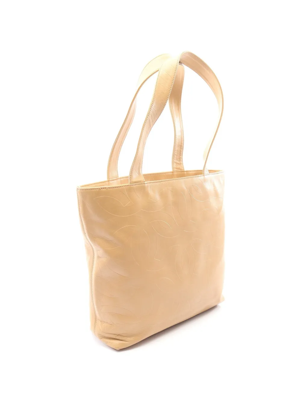 Chanel Pre-owned 2000-2002 Coco-mark Shoulder Bag in Neutrals, view 2