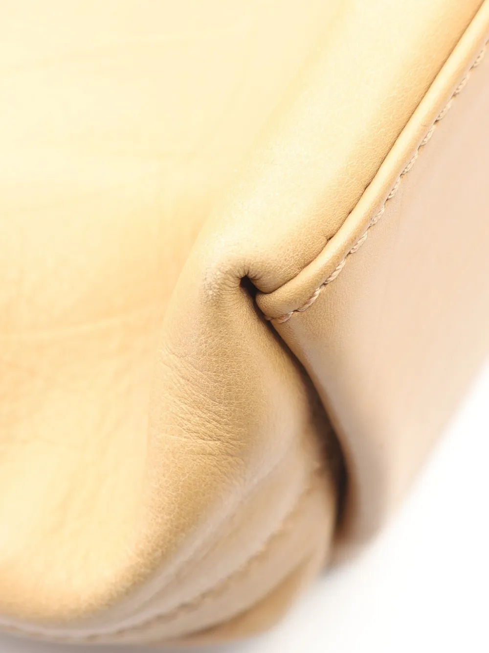 Chanel Pre-owned 2000-2002 Coco-mark Shoulder Bag in Neutrals, view 3