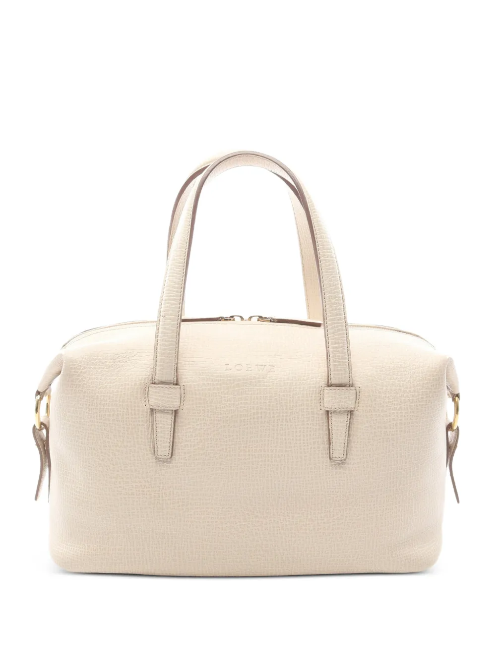Loewe Pre-Owned 2000s mini Boston leather tote bag - Toni neutri