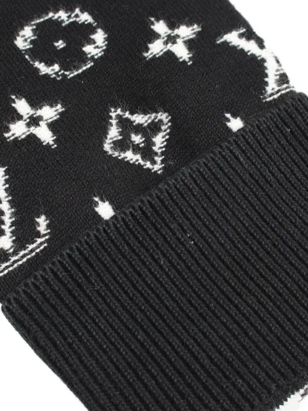 Louis Vuitton Pre-Owned 2010s Gradient Monogram Sweater | Black
