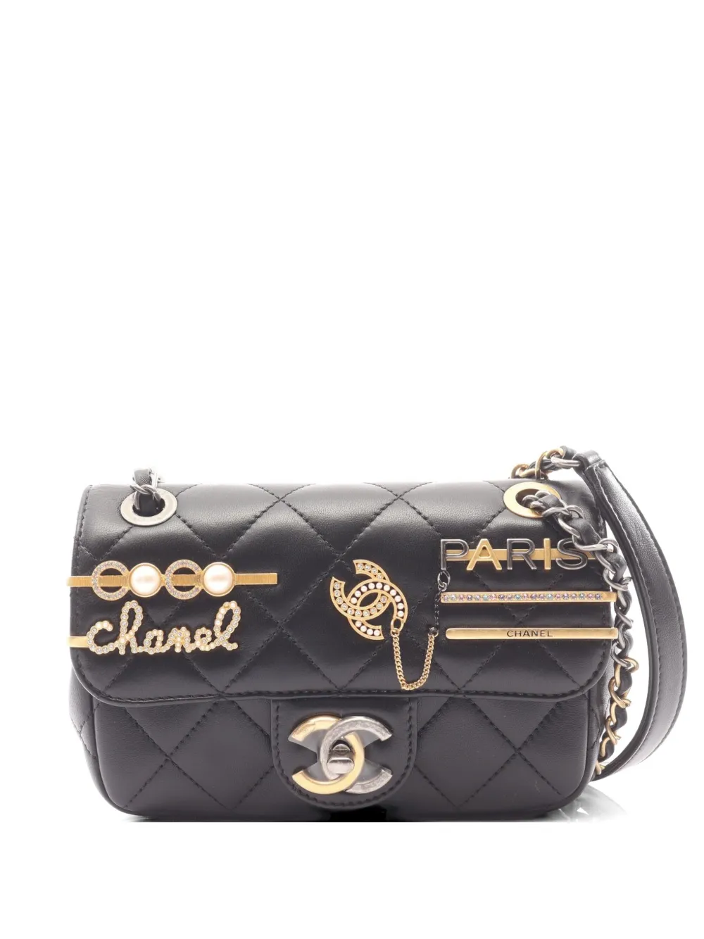 CHANEL Pre-Owned 2021s Coco Clips Flap shoulder bag - Black