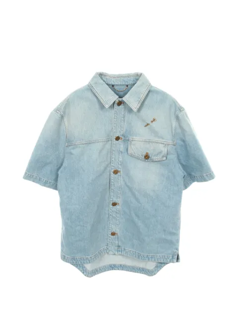 Louis Vuitton Pre-Owned 2010s short-sleeve denim shirt