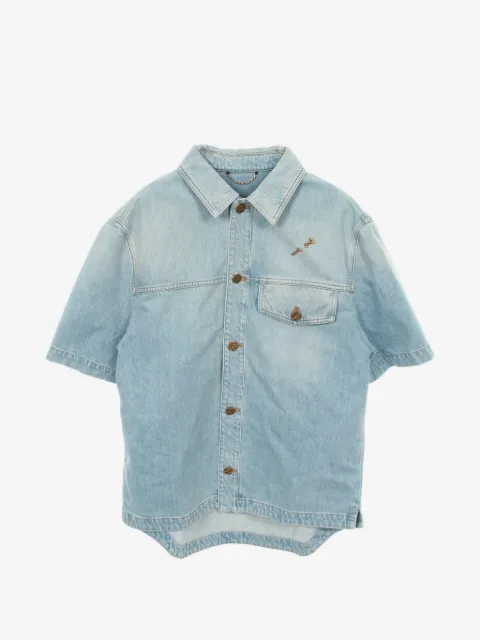 Louis Vuitton Pre-Owned 2010s short-sleeve denim shirt