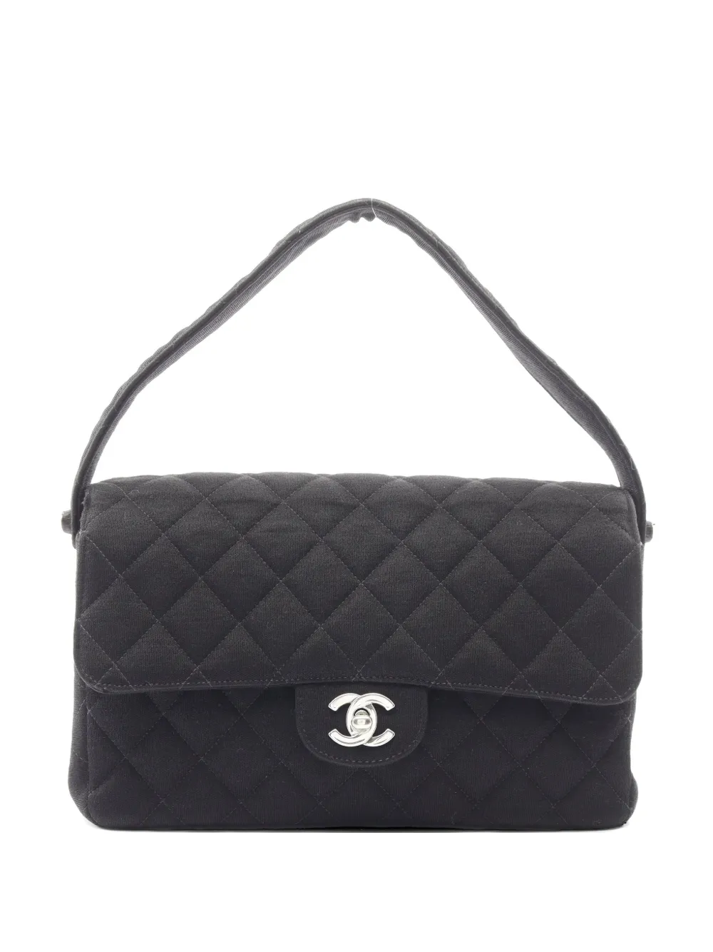 CHANEL Pre-Owned 1996-1997 quilted cotton handbag - Black