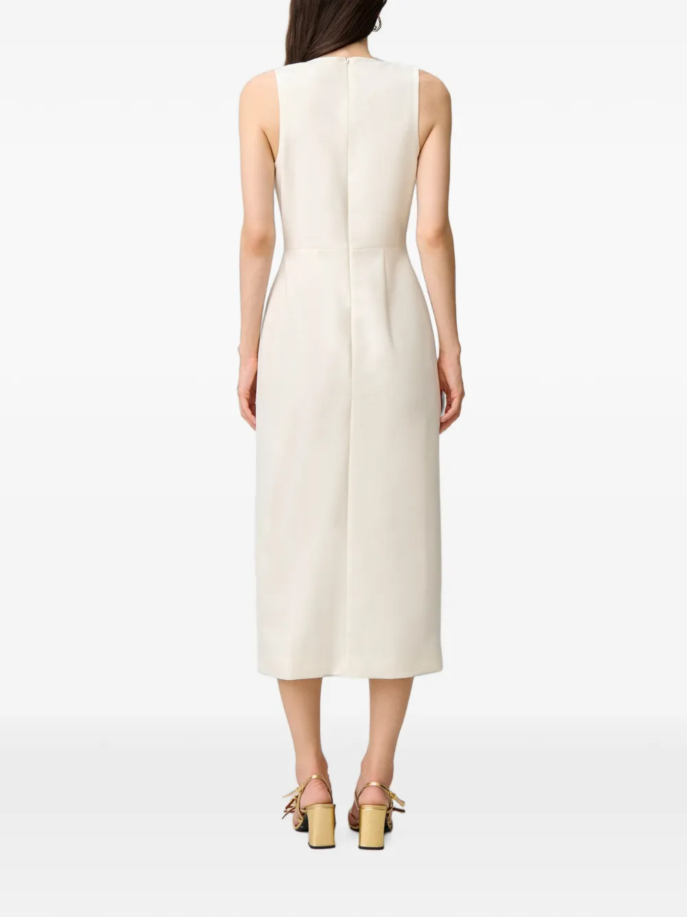 Claudie Pierlot Mouwloze maxi-jurk Beige
