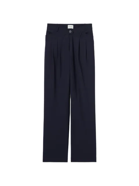 Claudie Pierlot pleated straight-leg trousers