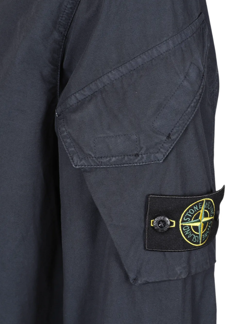 Stone Island Overhemd met logopatch Blauw
