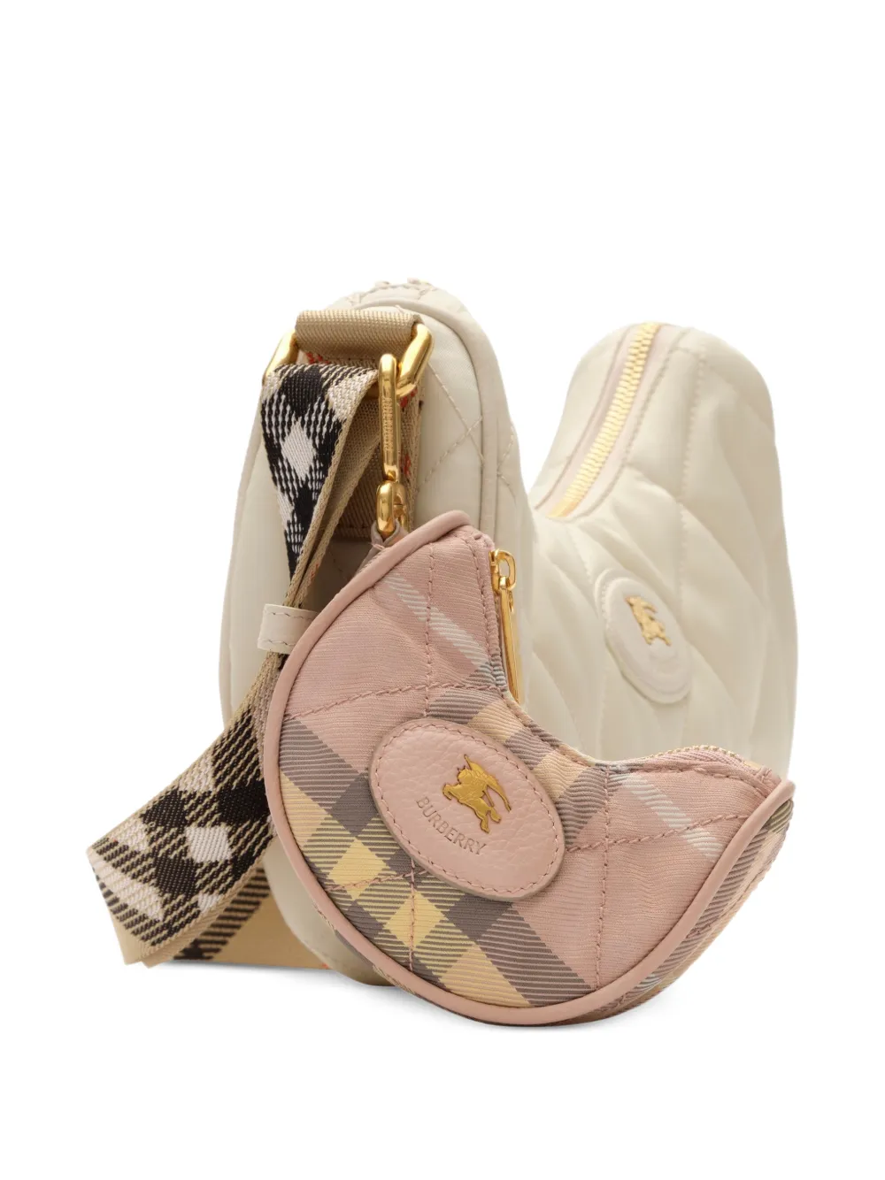Burberry Horseshoe crossbody charme Roze