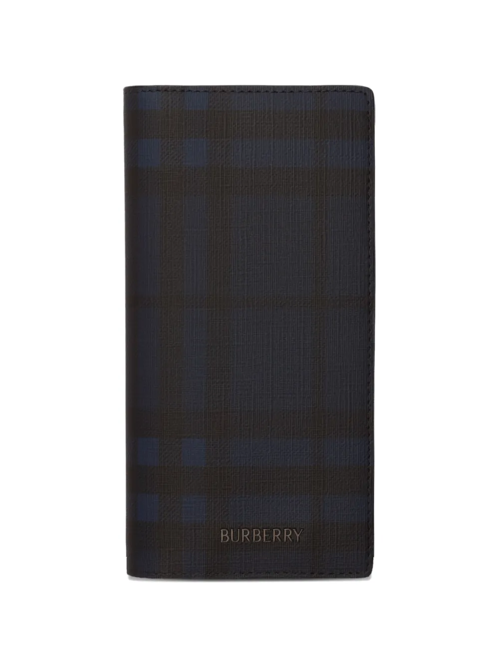 Burberry City Check continental wallet - Blu